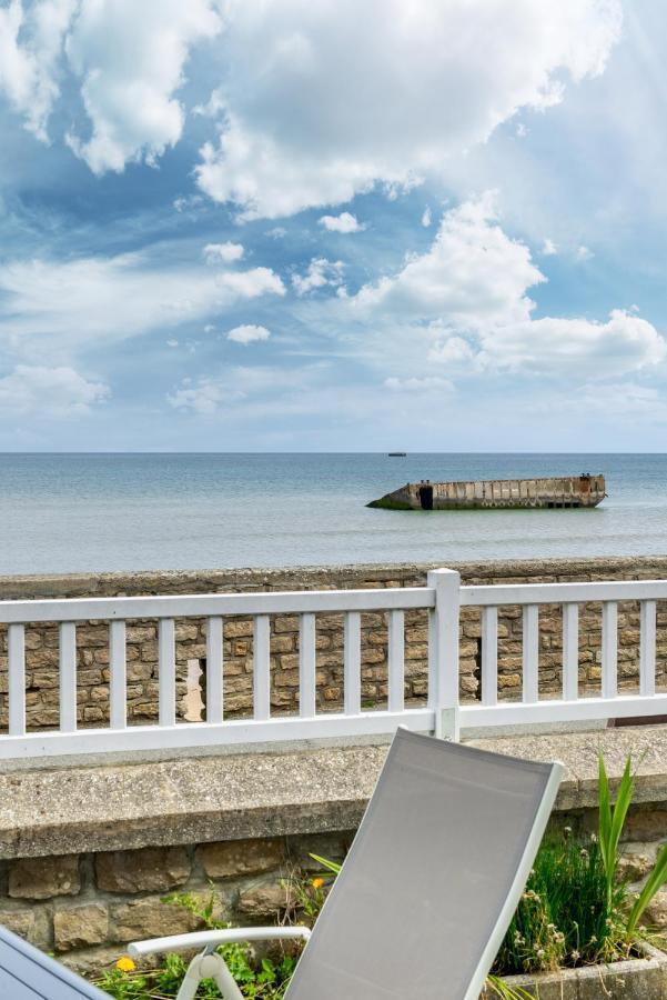 Appartement En Front De Mer Avec Terrasse Et Vue Mer Arromanches-les-Bains Exterior foto