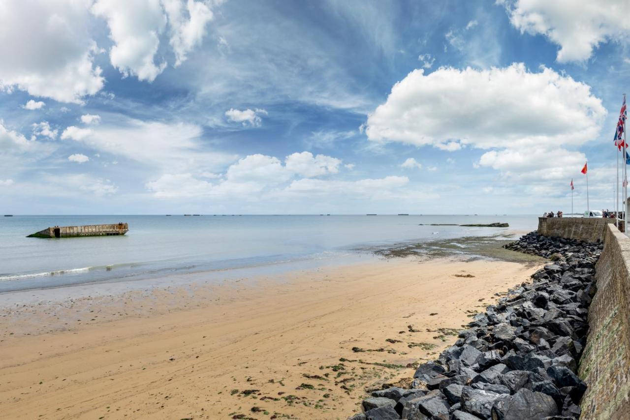 Appartement En Front De Mer Avec Terrasse Et Vue Mer Arromanches-les-Bains Exterior foto